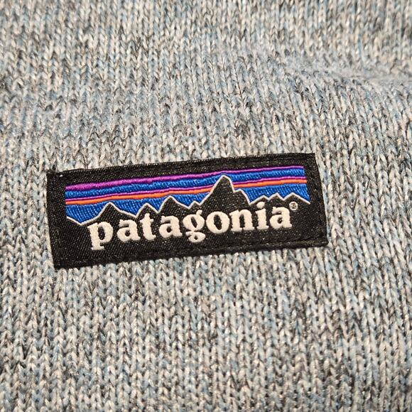 Patagonia Better Sweater 1/4 Zip Gray Blue Fleece- Size Medium HABL Blue - Picture 4 of 8